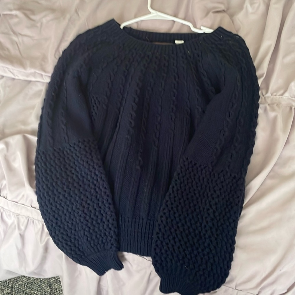 Anthropologie blue sweater.. great shape, barely worn